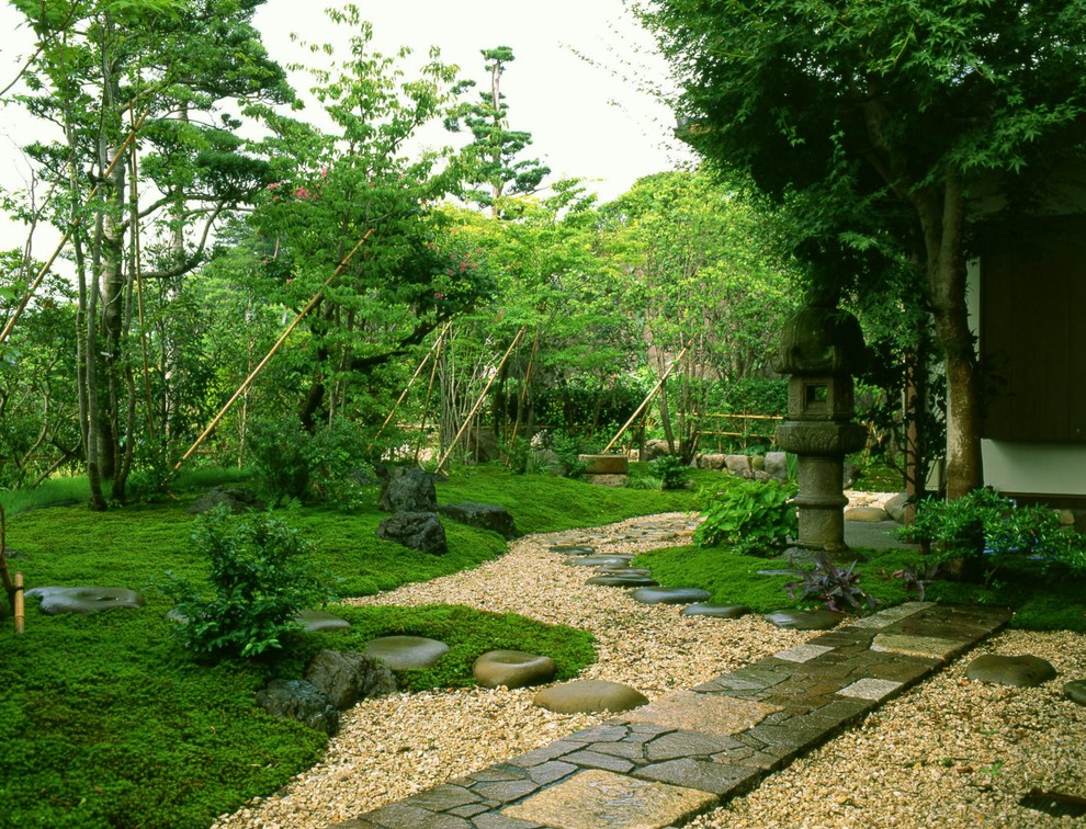 福岡にある和風のおしゃれな庭の写真