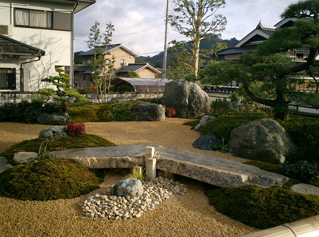 現代風 和風庭園 施工例 | ウッドデッキのGAZON