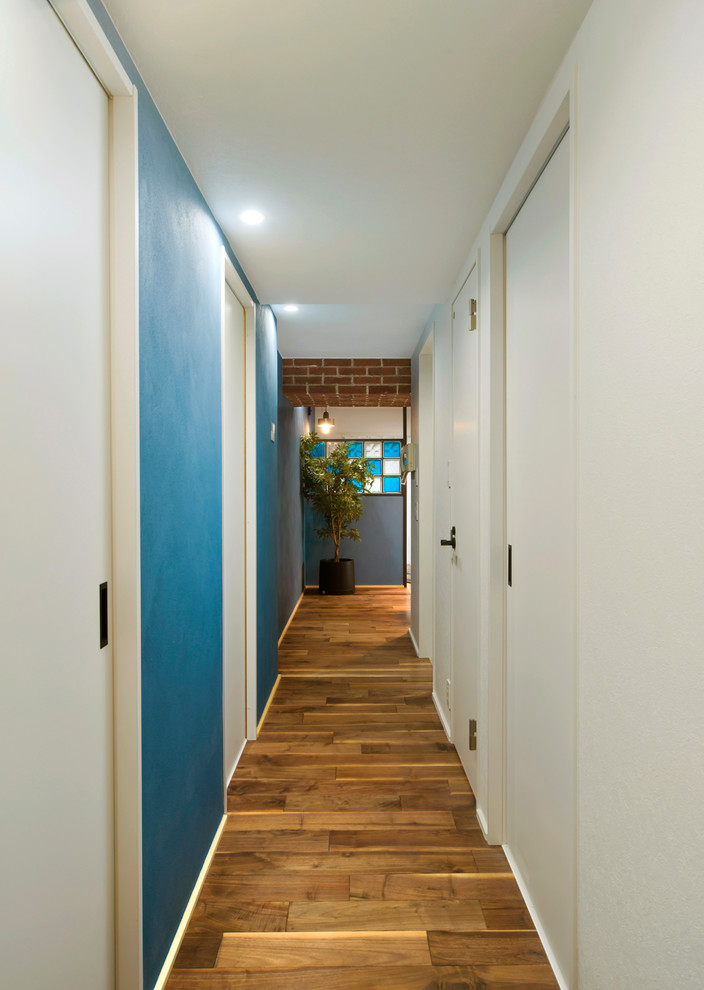 Example of a trendy hallway design in Other