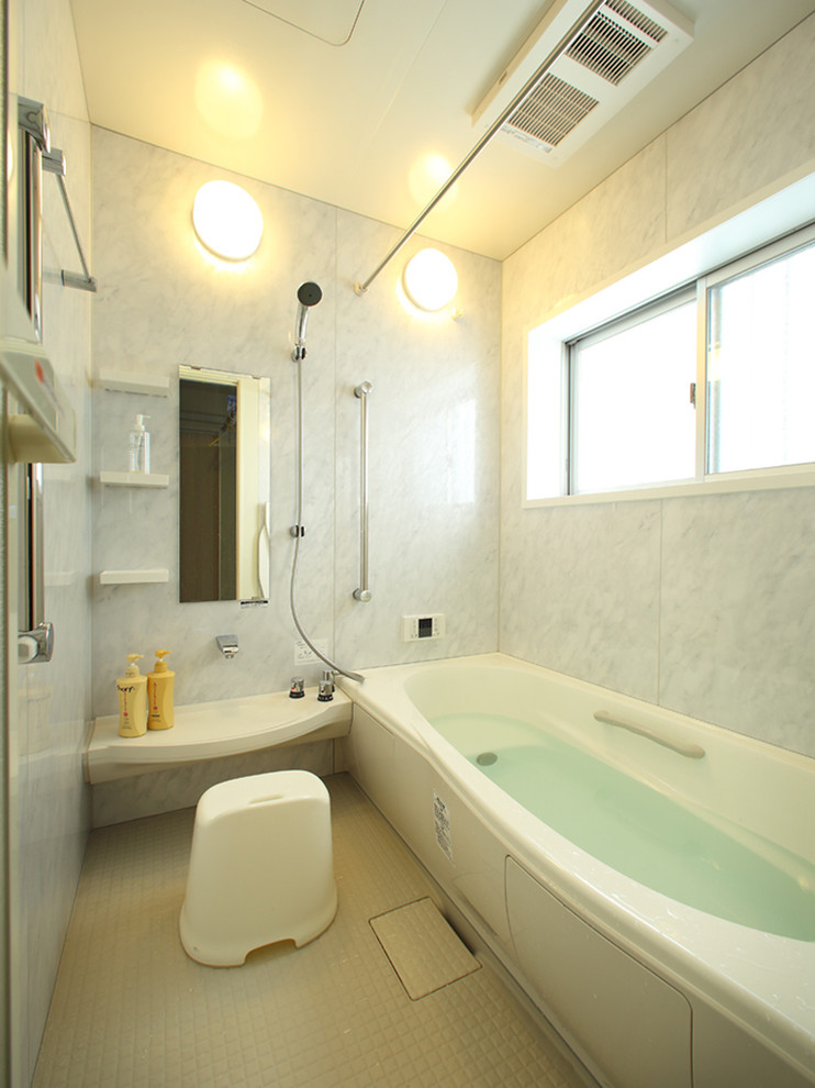 Modernes Badezimmer in Tokio Peripherie