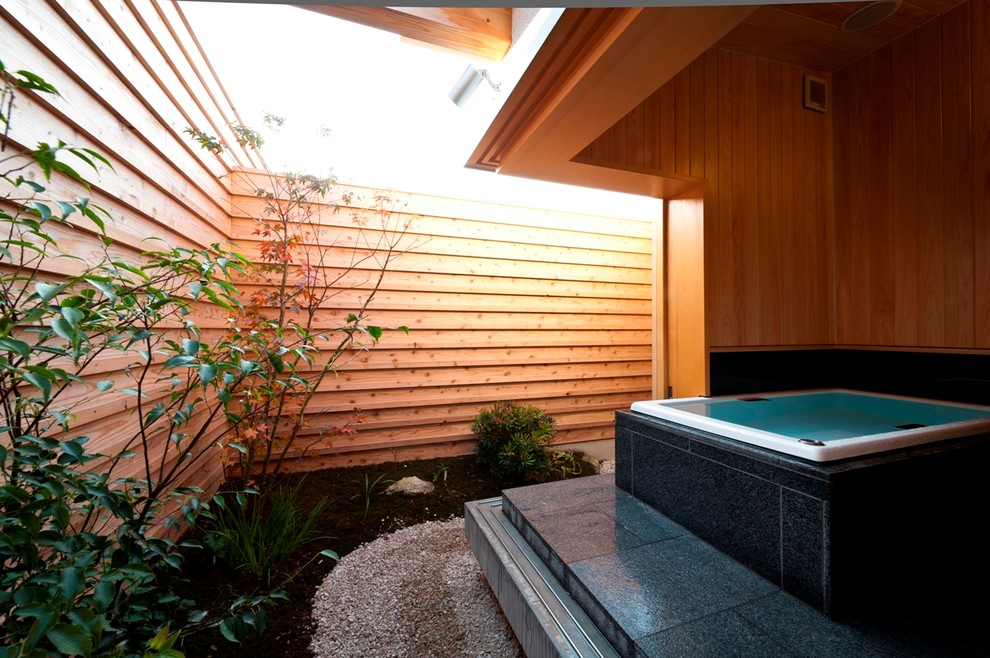 福岡にある和風のおしゃれな浴室の写真