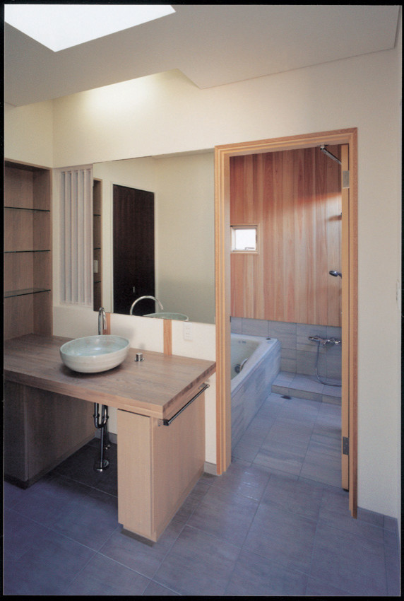 Inspiration for an asian bathroom remodel in Other