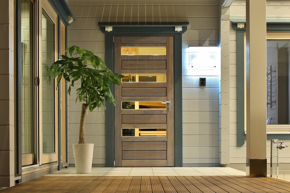 This is an example of a scandinavian entrance in Other.