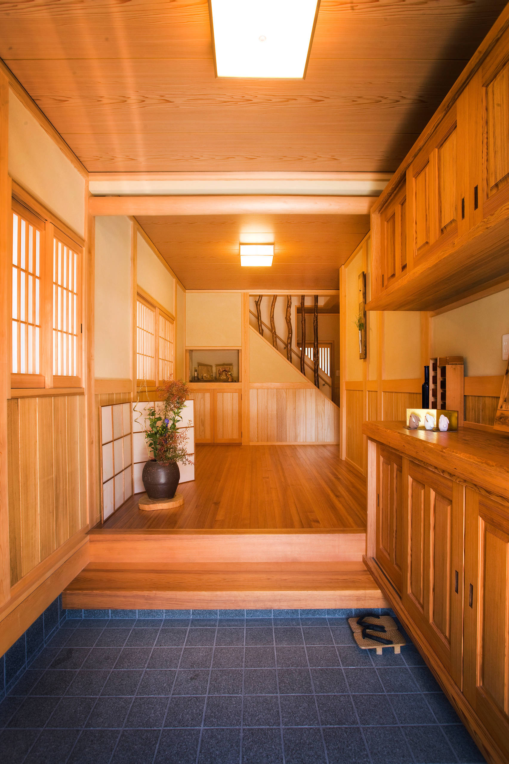 玄関 和風建築シリーズ4 - 古本買取販売 ハモニカ古書店 建築