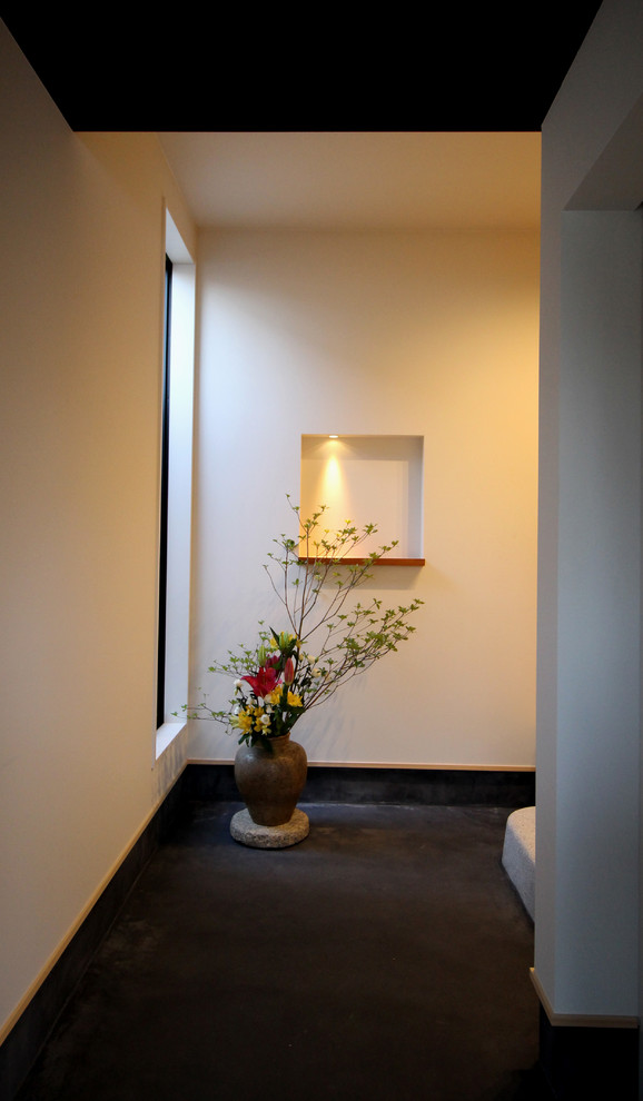 Example of an entryway design in Kyoto