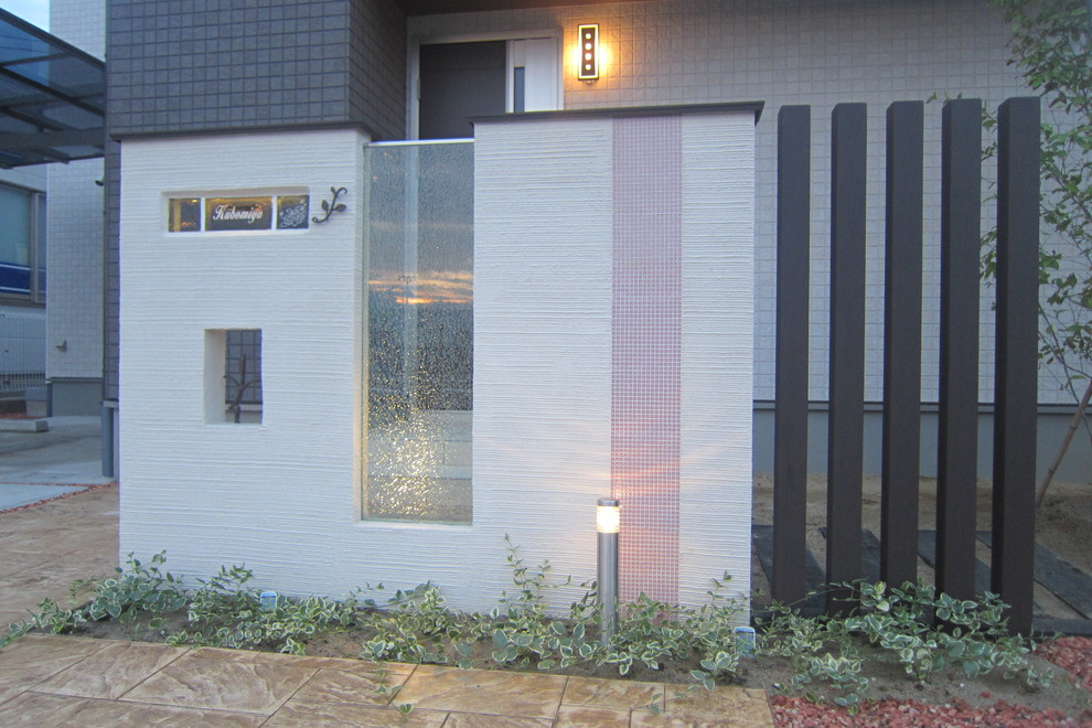 World-inspired veranda in Tokyo Suburbs.