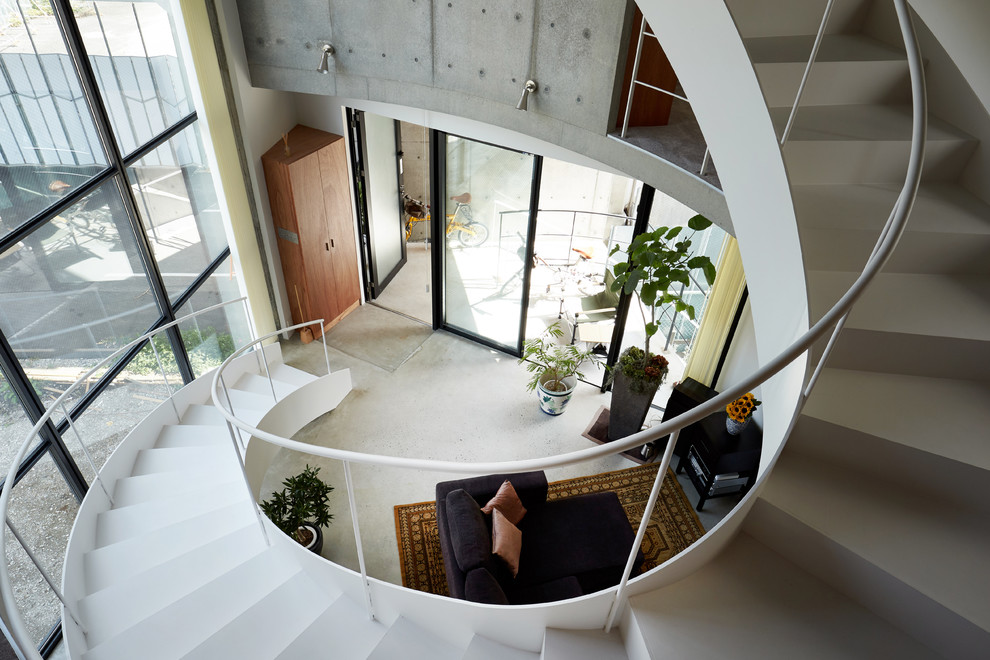 Staircase - industrial staircase idea in Tokyo