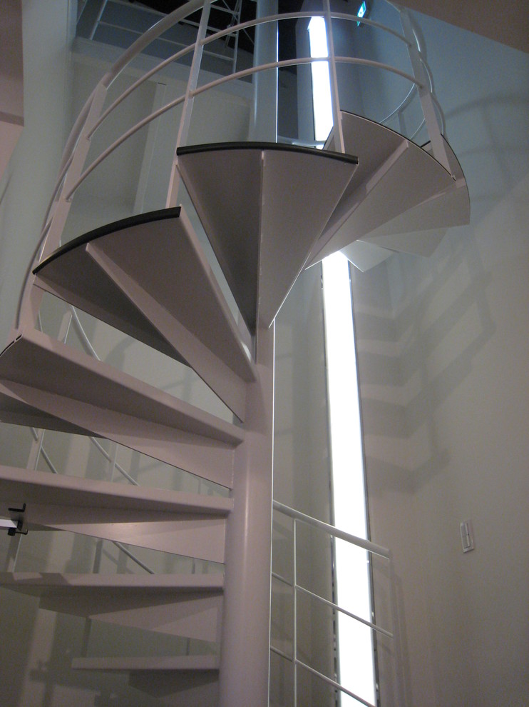 Inspiration pour un escalier minimaliste.