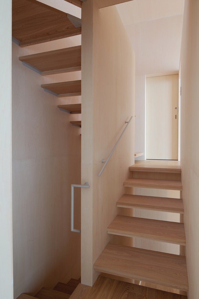 Inspiration for a contemporary staircase remodel in Tokyo