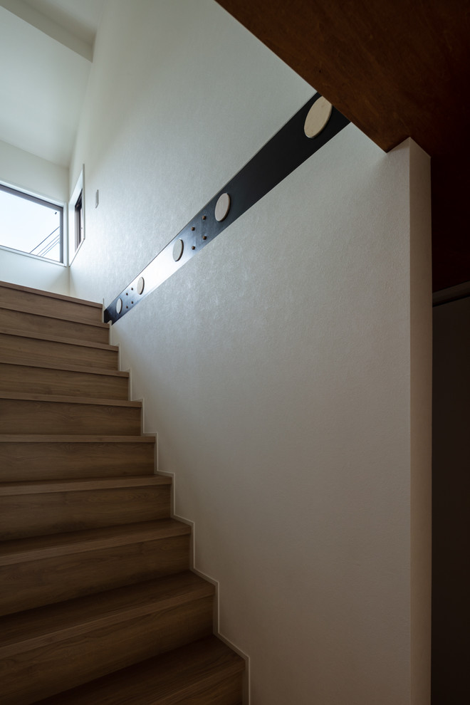 Photo of a scandinavian staircase in Kobe.