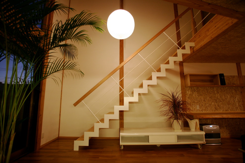 Exemple d'un escalier scandinave.