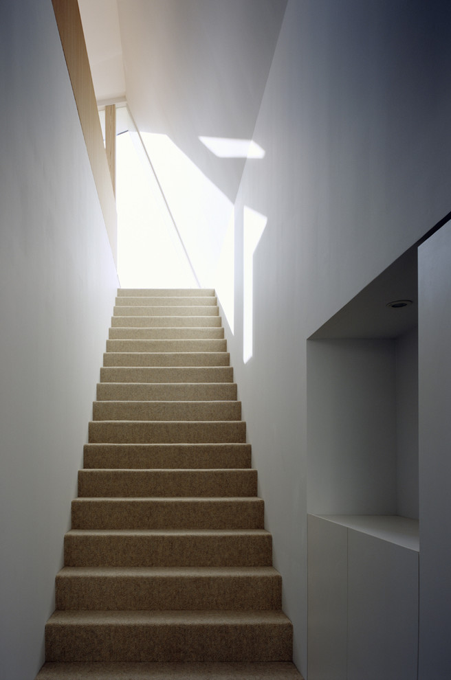 Photo of a modern staircase in Tokyo Suburbs.