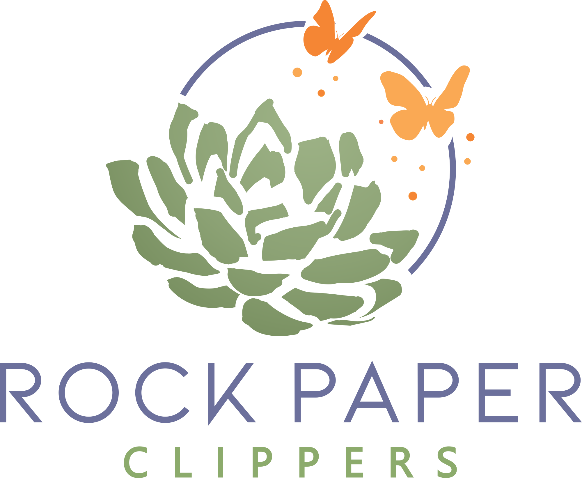 Rock Paper Clippers logo