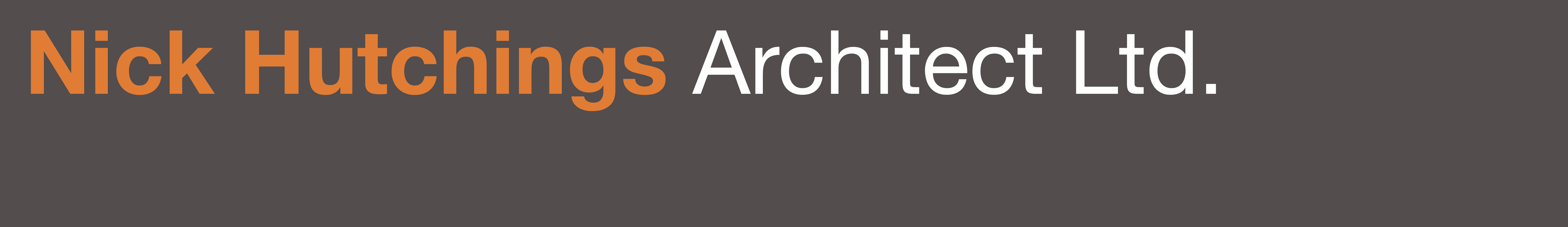 Nick Hutchings Architect Ltd logo