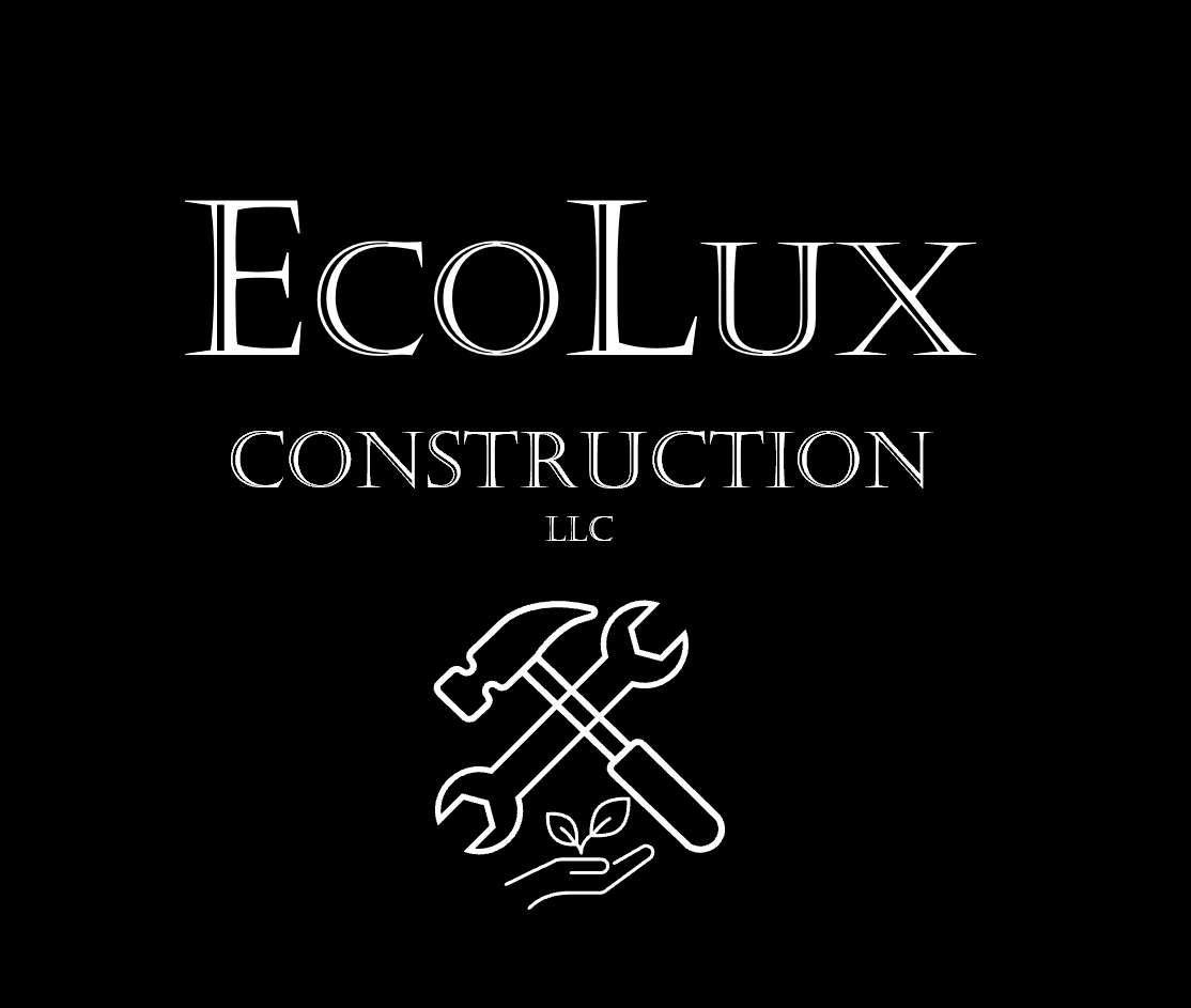 EcoLux Black Icon Logo