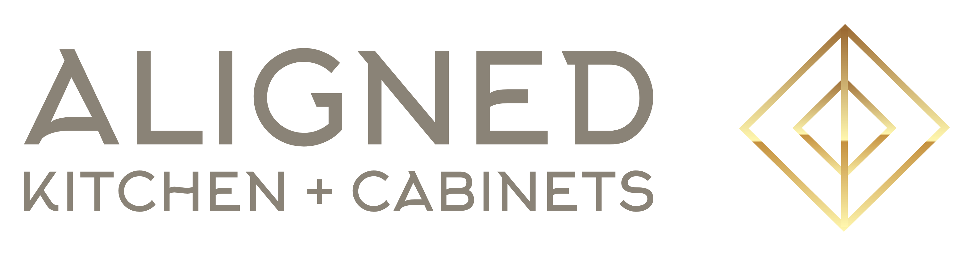 Aligned Kitchen & Cabinets Logo