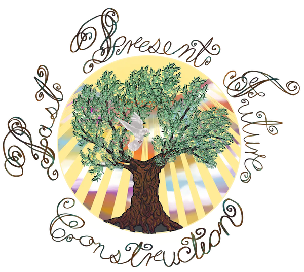 Past Present Future Construction Logo