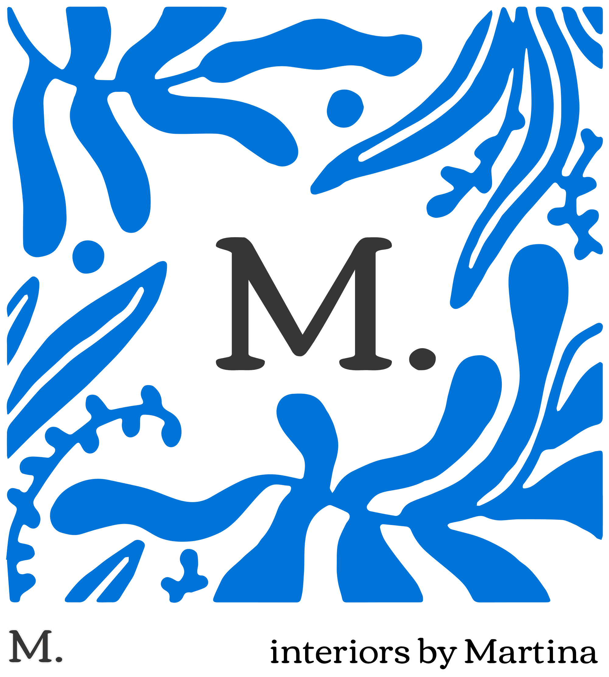 M. Interiors logo