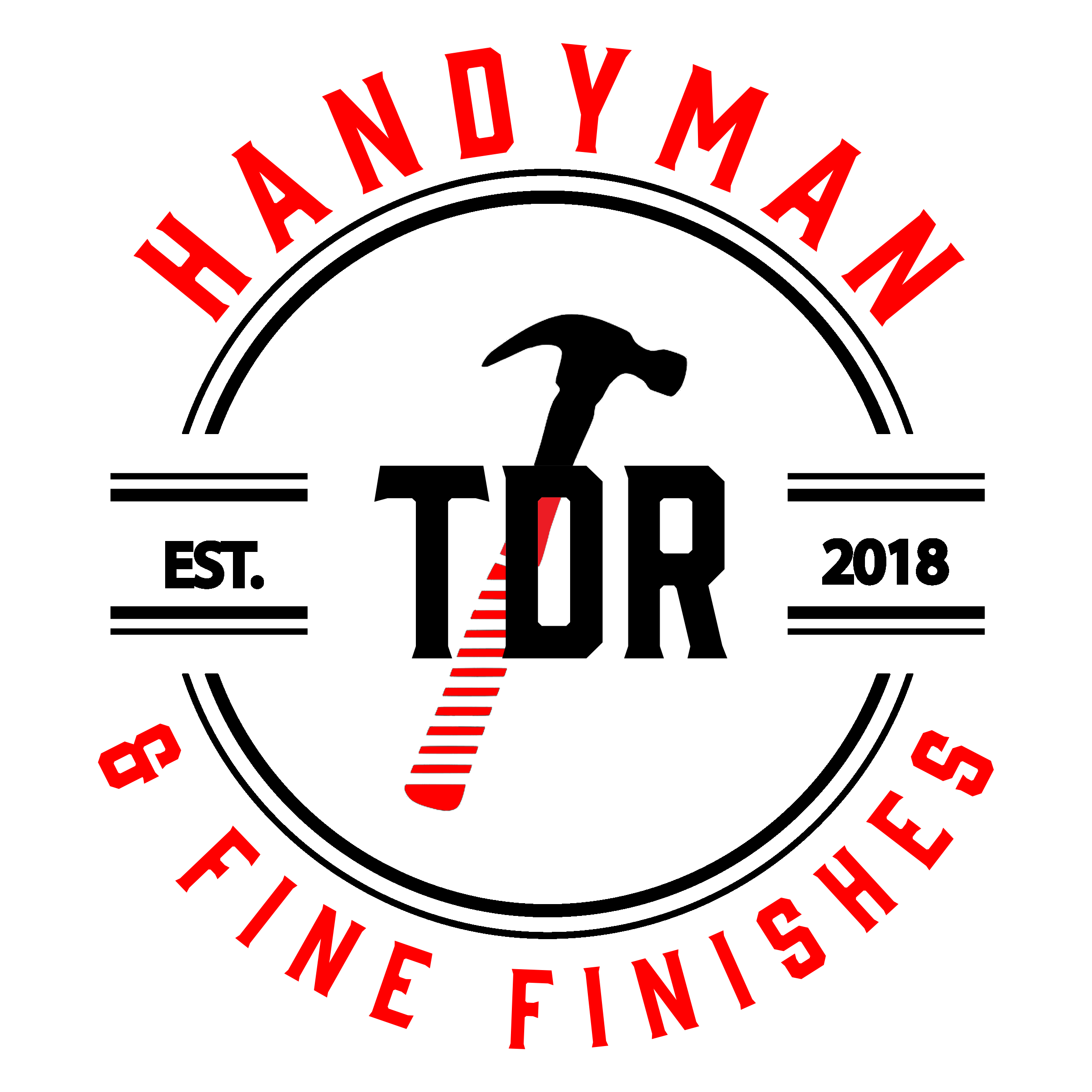 TDR Handyman and Fine Finishes logo