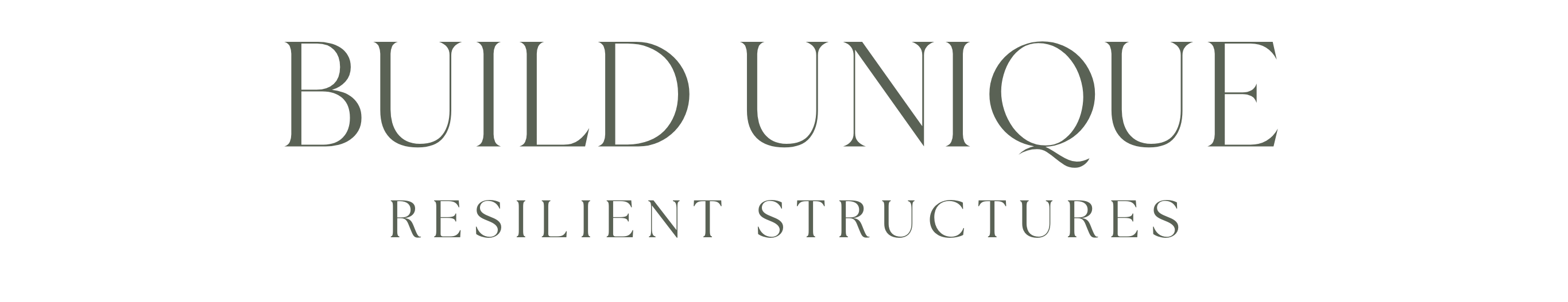 BUILD UNIQUE logo