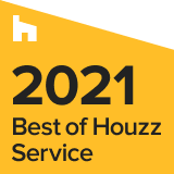 Houzz Best Service 2021 Badge